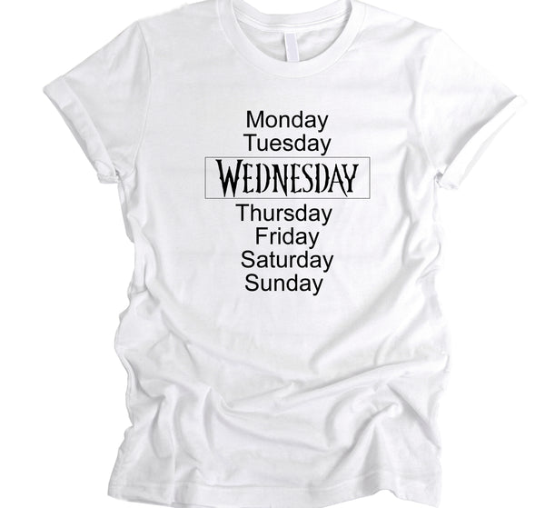 Wednesday Addams T-Shirt | I'm Not Perky | Gifts for Him and Her Nevermore Academy Mens, Womens & Kids T-shirt raven Wednesday Addams T-Shirt | The Best Day of the Week